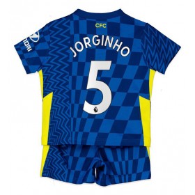 Camisolas de futebol Chelsea Jorginho 5 Criança Equipamento Principal 2021/22 Manga Curta